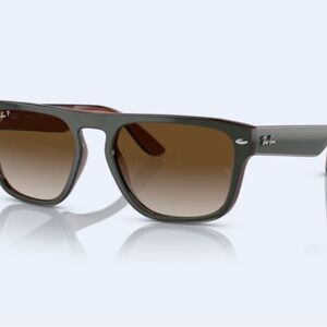 Ray-Ban RB4407 POLARIZED Green/Brown 3 Layer frames BEAUTIFUL- SUPER RARE COLOR